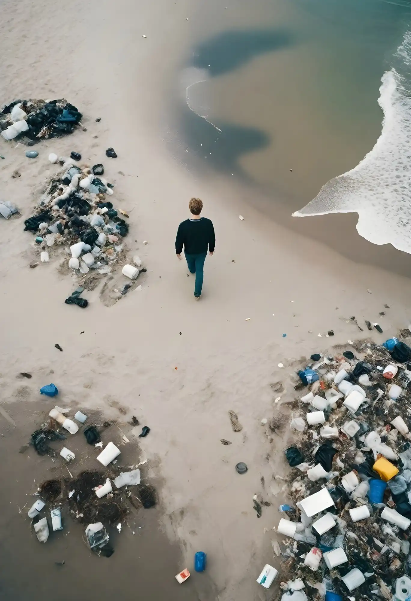 plastic pollution 
