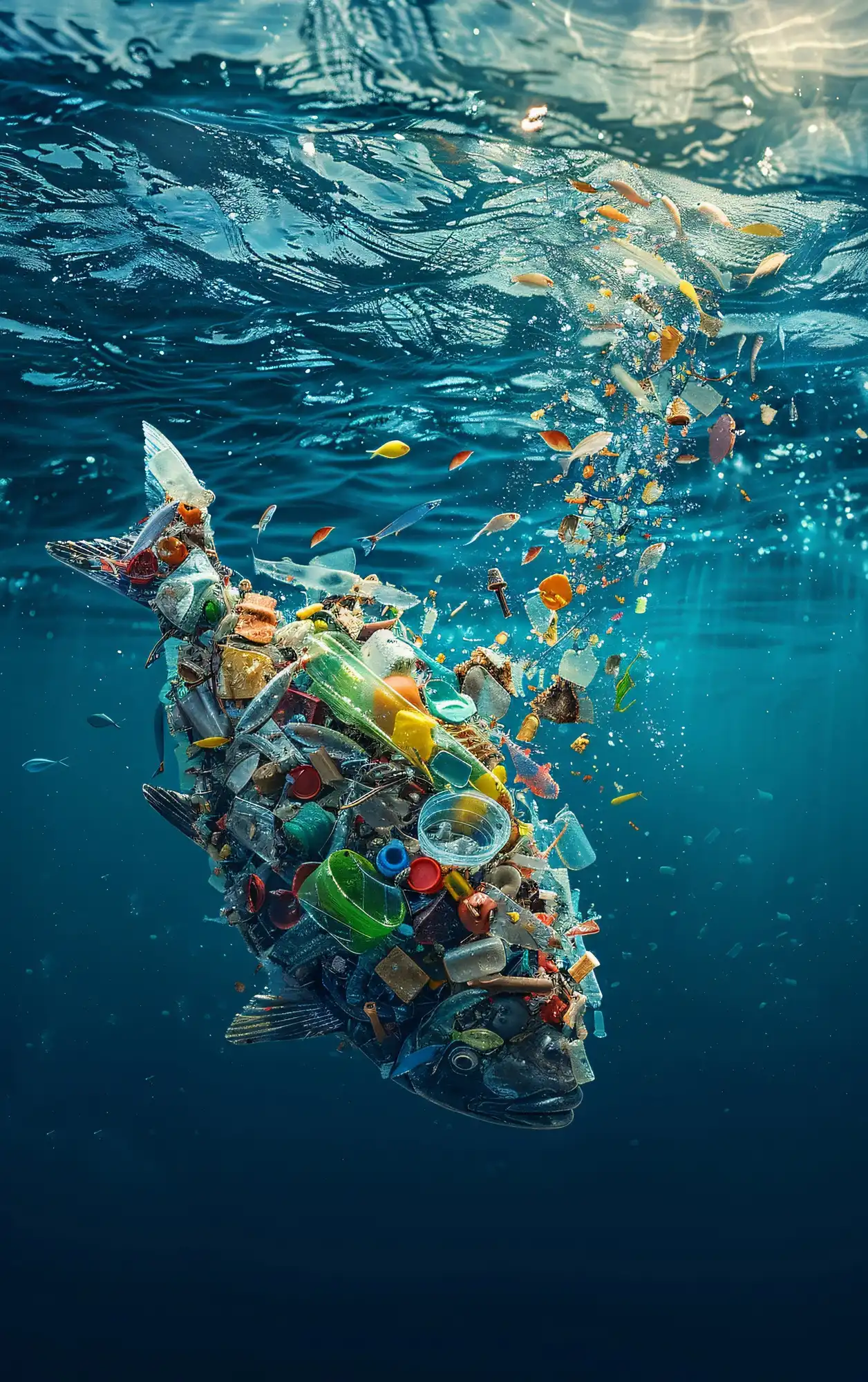 plastic pollution 
